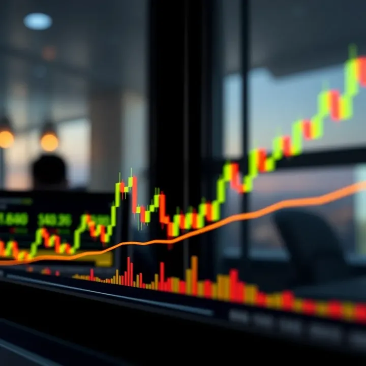 Illustration of a bullish engulfing pattern showing potential upward trend in stock prices
