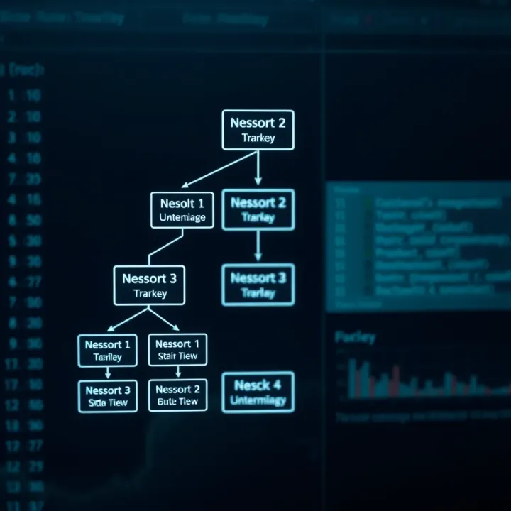 Algorithm Flow for Extracting the Left View of a Binary Tree Flowchart illustrating an algorithm to extract the left view from a binary tree structure