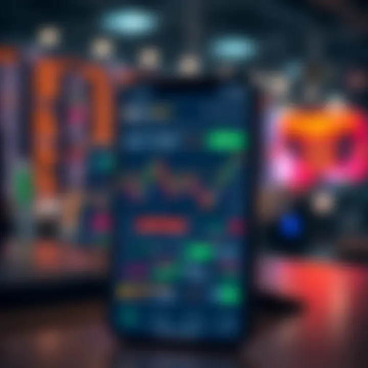 User-Friendly Interface of Leading Trading App in India User-friendly interface of a top Indian trading app showing stock market charts and data
