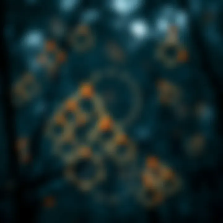 Visual representation of core binary search tree operations including insertion, deletion, and searching within the tree nodes