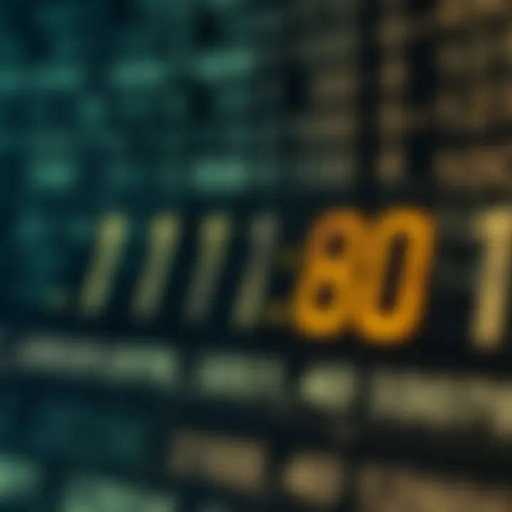 Illustration of converting binary numbers to decimal numbers using positional notation