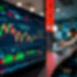 User interface of a trusted trading application showing market charts and financial data