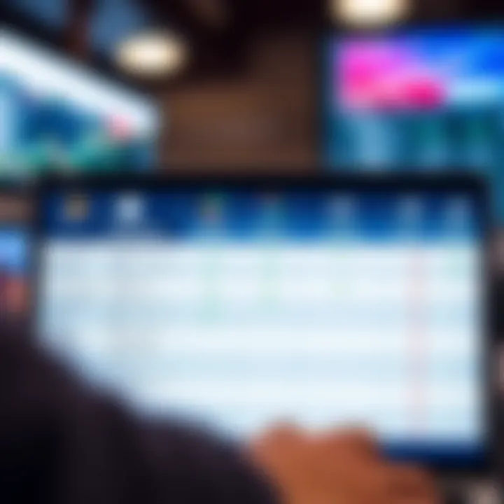 Comparison chart illustrating features and charges of popular trading platforms in India