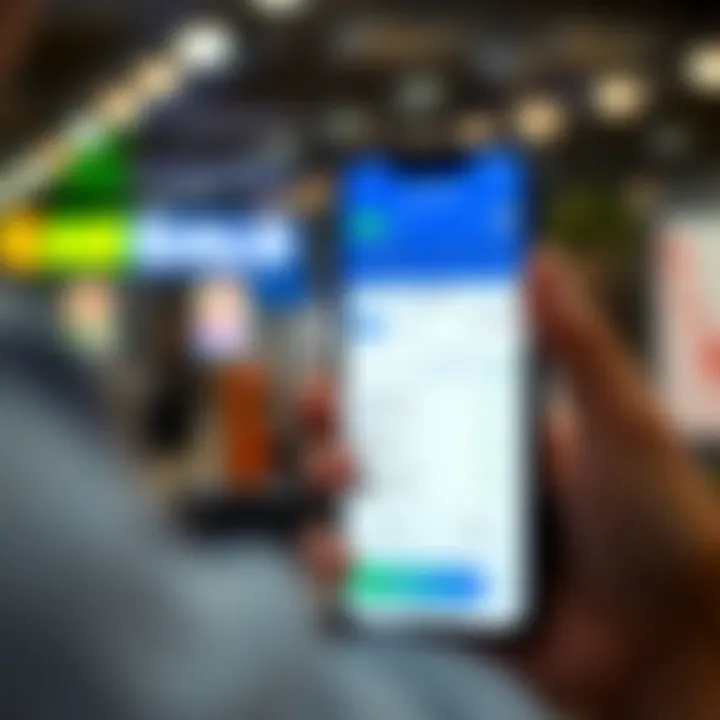 Smartphone displaying a user-friendly interface of an Indian share trading application with stock charts and investment options