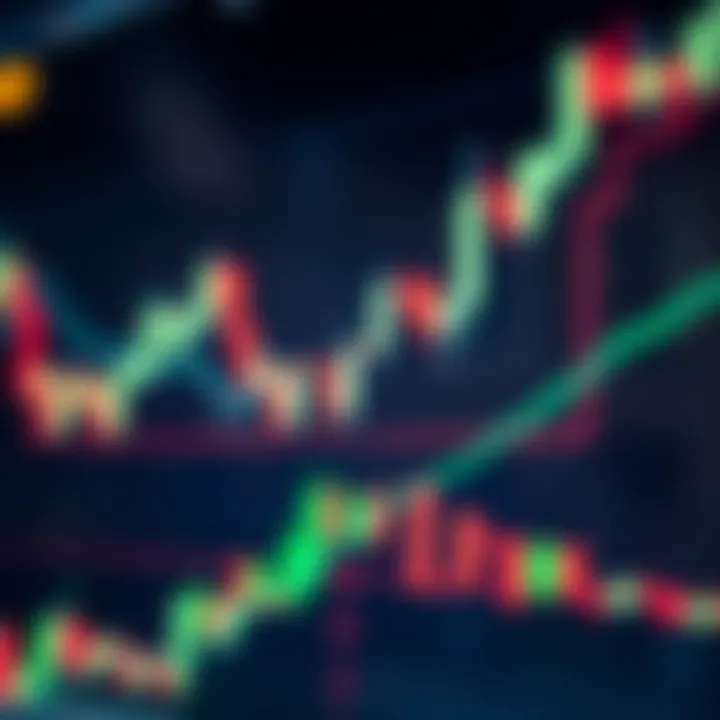 Illustration of common candlestick formations such as doji, hammer, and engulfing patterns