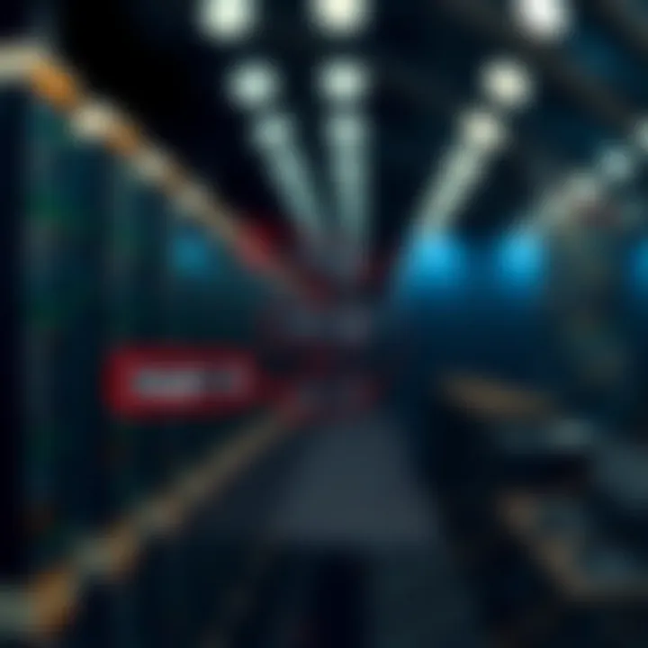 Flowchart demonstrating binary search method in a sorted array with recursive division steps