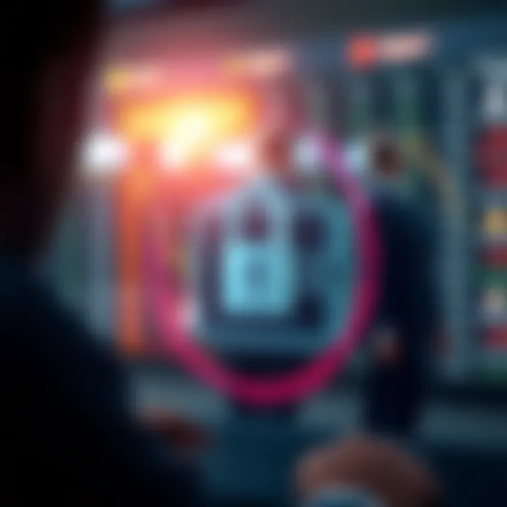 Secure digital wallet icon representing encryption and safety features in trading apps