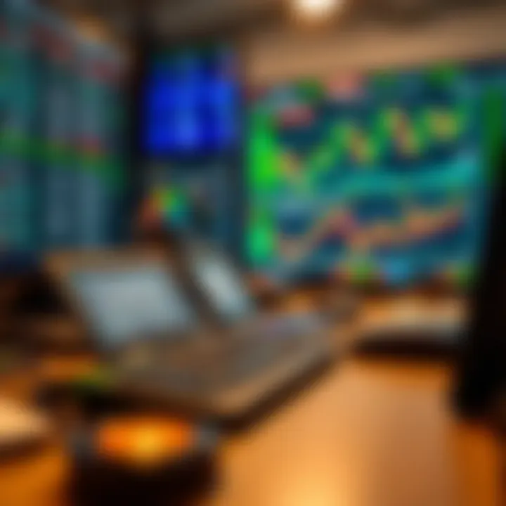 Digital tools and software interfaces used for intraday trading analysis