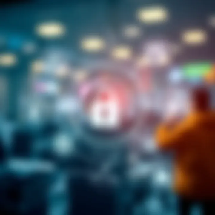 Graphical representation of security features and compliance measures in a digital trading environment