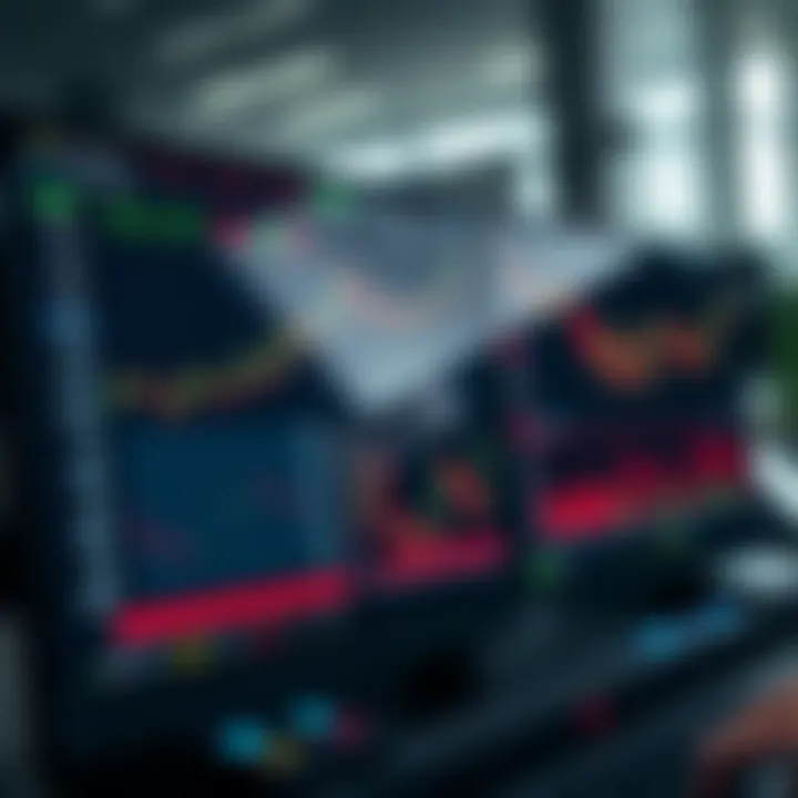 Dashboard displaying trading tools and resources such as stock screeners and risk management indicators