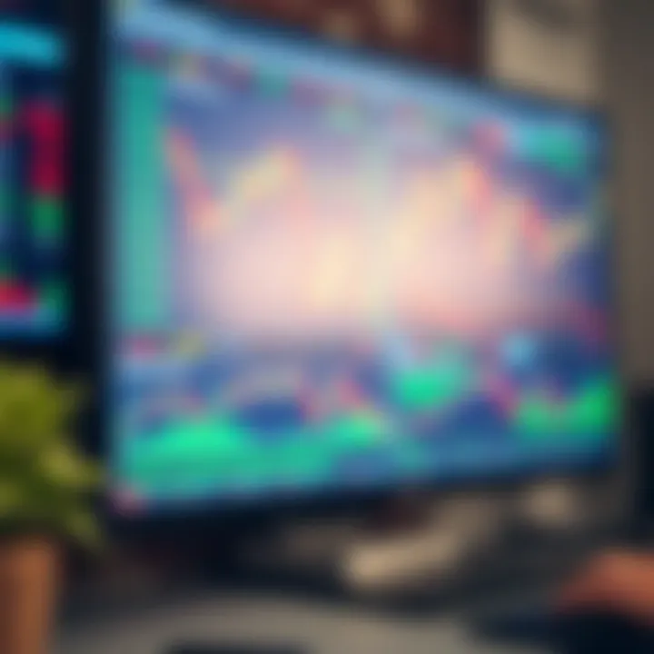 Digital screen displaying diverse currency pairs and forex market charts