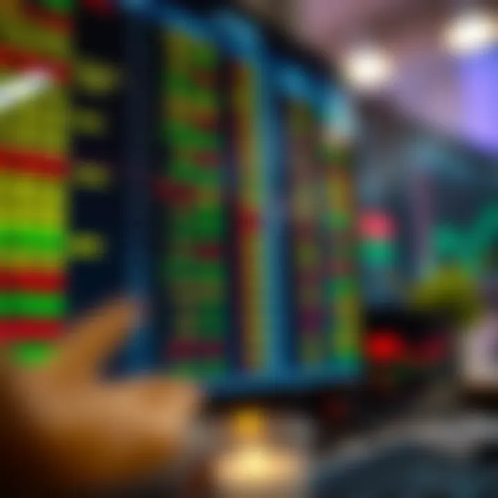 Screenshot of a digital list showing eligible stocks for intraday trading on Indian exchanges with criteria highlights