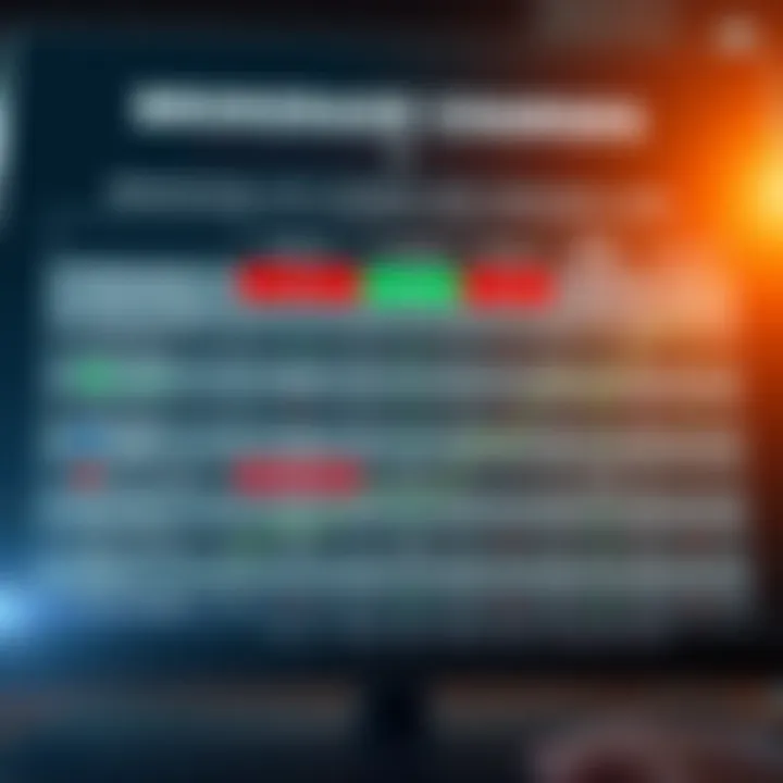 Comparison chart showing brokerage charges of various Indian trading platforms