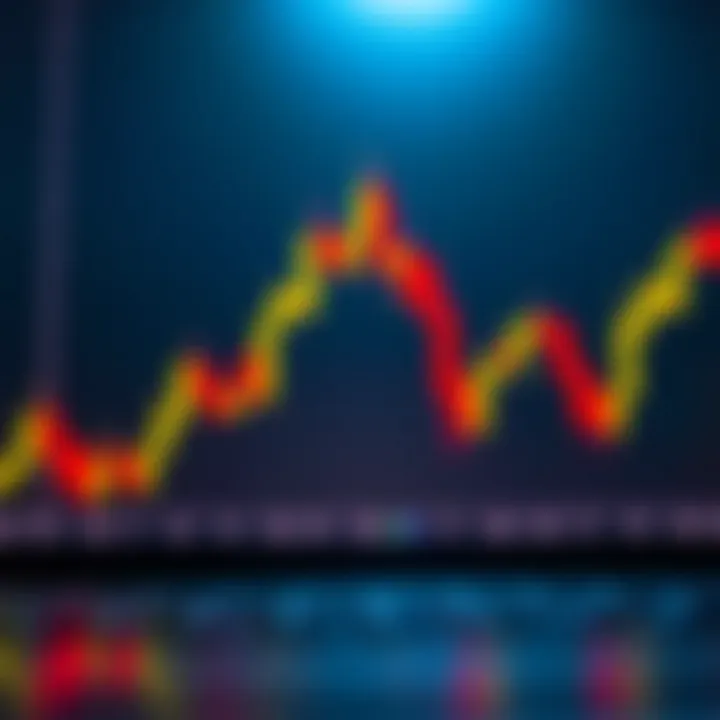 Illustration of bearish engulfing candlestick pattern suggesting possible downward price movement