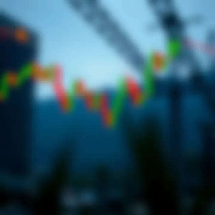 Illustration of a bearish harami candlestick pattern suggesting a possible market downtrend