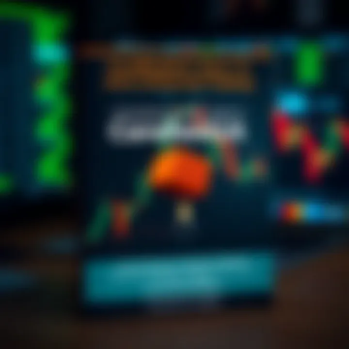 Cover of a PDF guide featuring candlestick charts and technical analysis tools for Indian traders