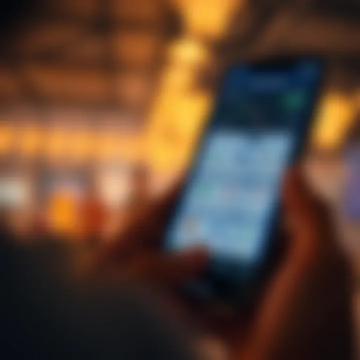 User interface showing various features of a popular Indian online trading application on a smartphone screen