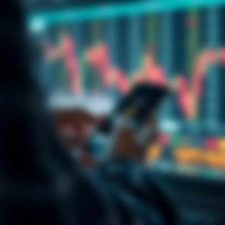 Illustration of a secure digital transaction on a smartphone highlighting compliance and safety in currency trading