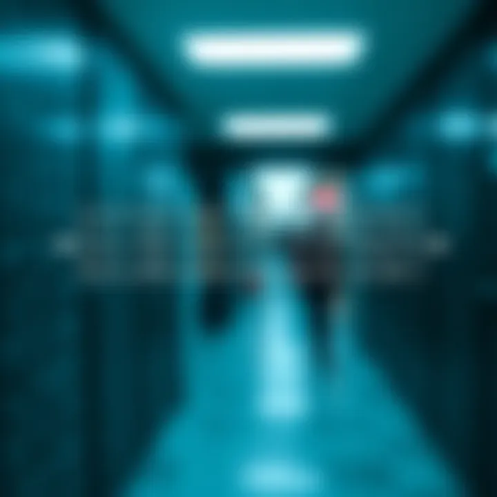 Diagram illustrating the linear search algorithm scanning through a list sequentially