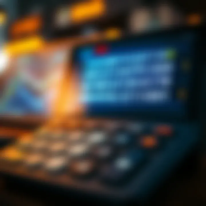 User interface of a binary representation calculator converting decimal to binary