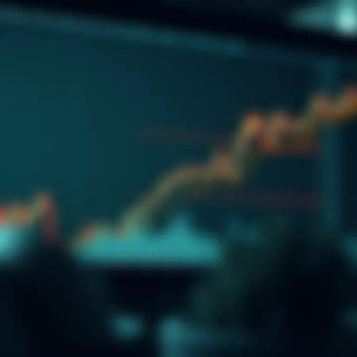 Cup and Handle Pattern for Predicting Price Increases Chart showcasing a cup and handle formation indicating potential upward trend