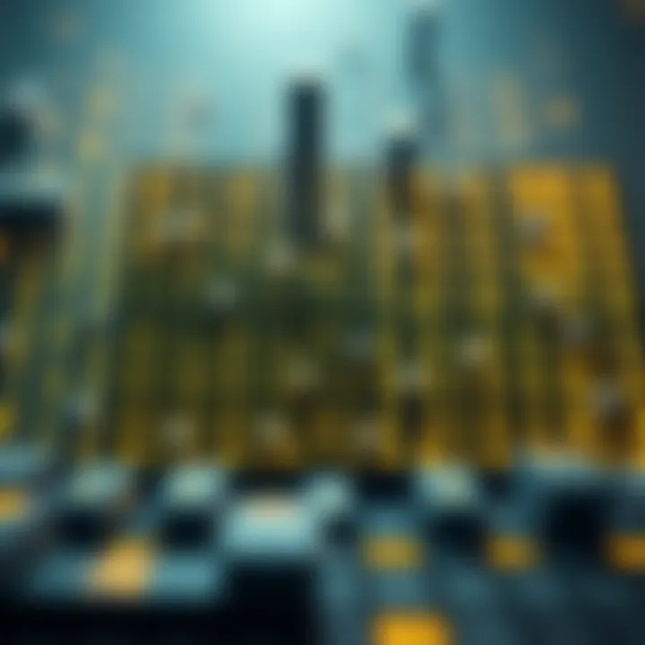 Visualization of binary search dividing a sorted array into halves to locate a target value efficiently