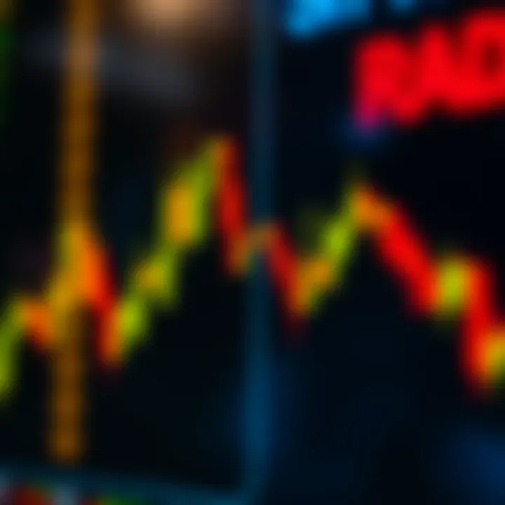 Diagram of a shooting star candlestick signaling potential market reversal