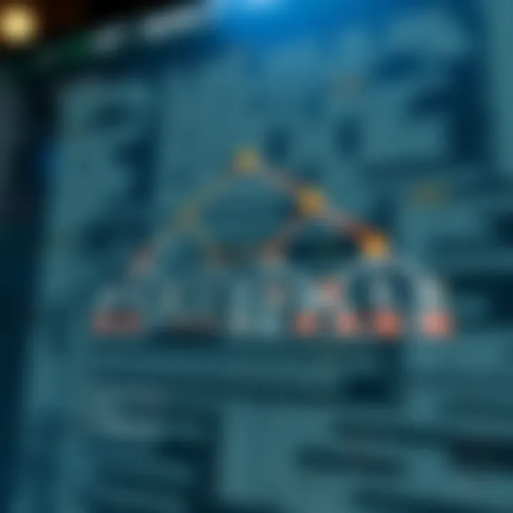 Diagram of a binary tree highlighting the nodes visible from the left side