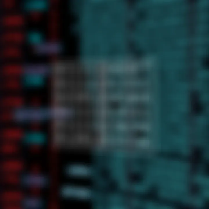 Diagram showing binary search on a sorted array dividing the search space by halves