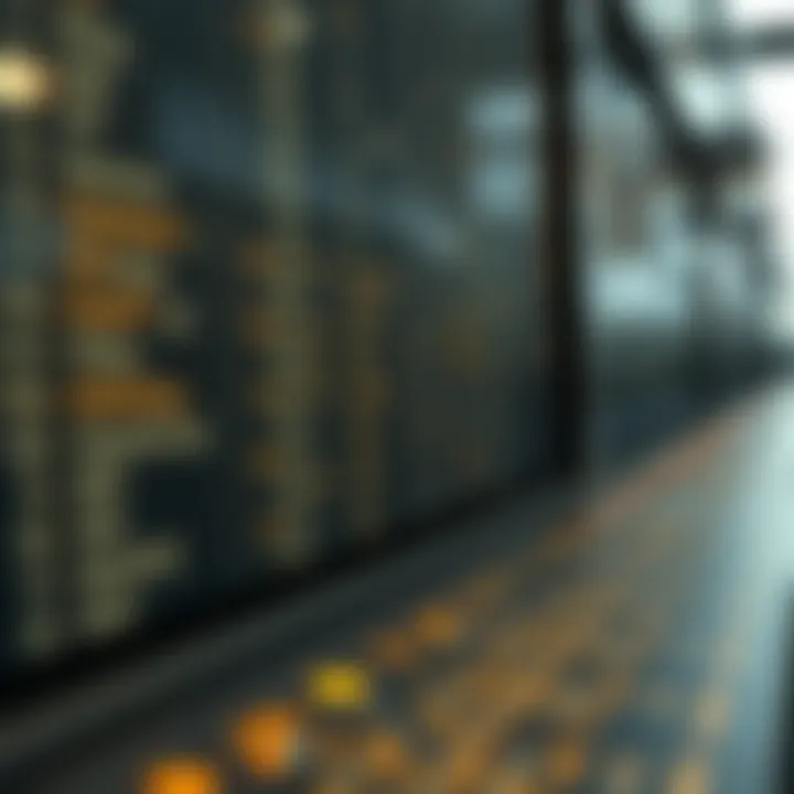 Visualization of a linear search traversing an unsorted list to locate a target value