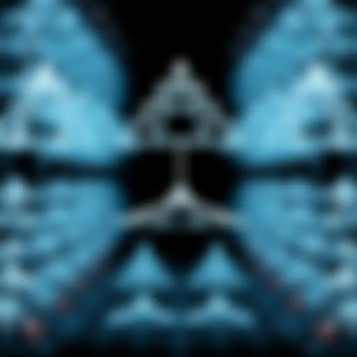 Illustration comparing different binary tree shapes highlighting variations in depth across structures