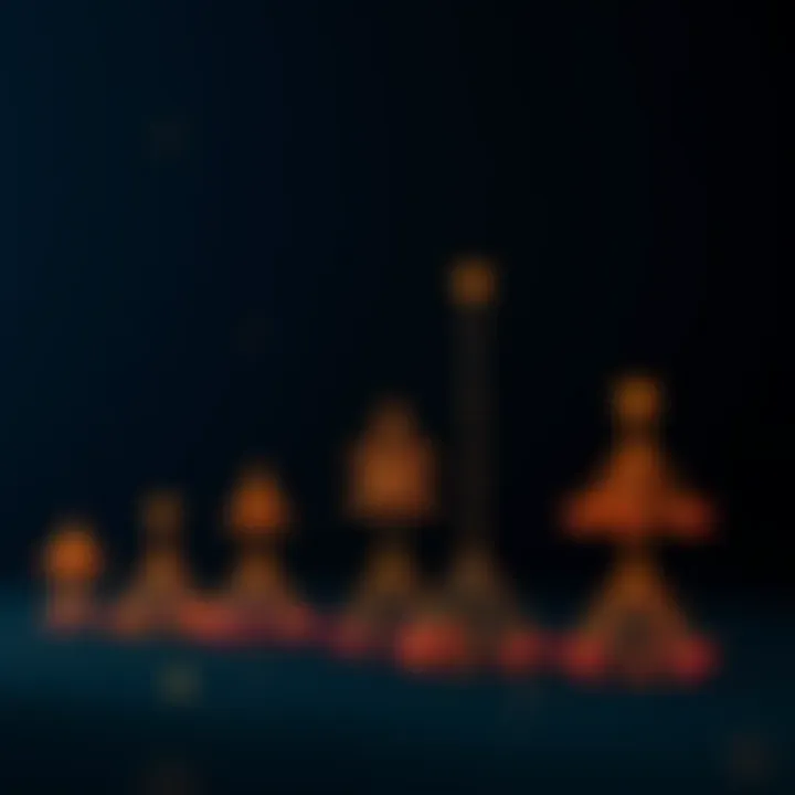 Visualization showing various binary tree shapes highlighting differences in height and node arrangement