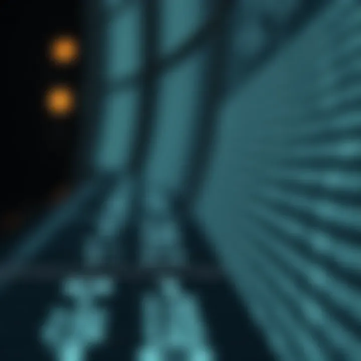 Diagram illustrating binary search dividing a sorted array to find a target efficiently