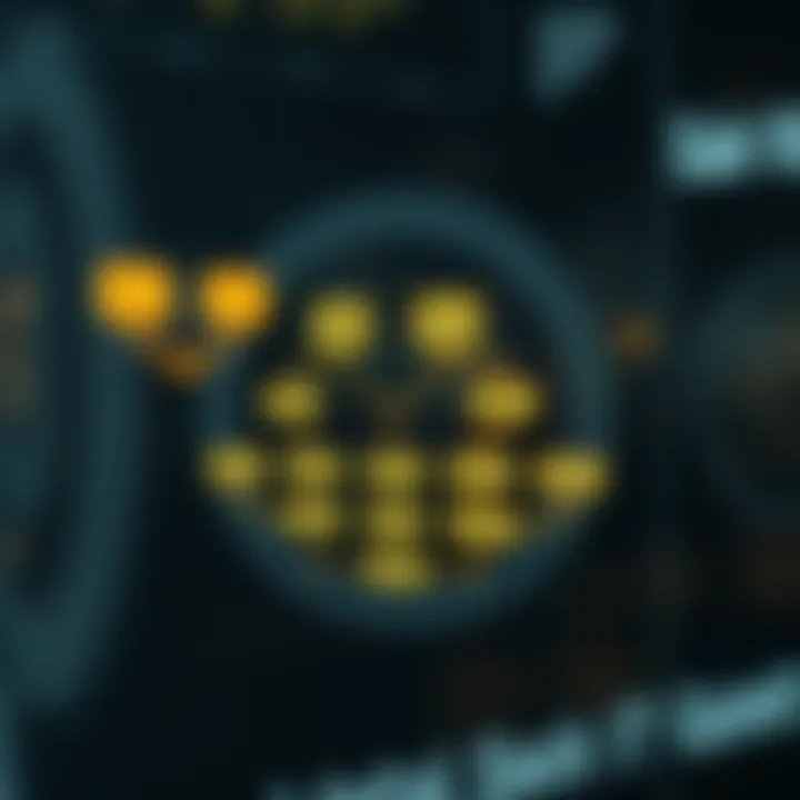 Diagram illustrating the structure of a binary search tree with nodes arranged by key values.