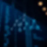 Diagram illustrating the structure of an optimal binary search tree with nodes connected to show hierarchy and search paths