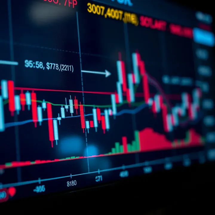 Chart showing bullish candlestick patterns indicating potential upward price movement