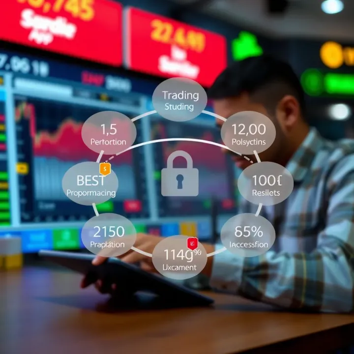 Diagram showing key factors influencing the performance and security of trading apps in India