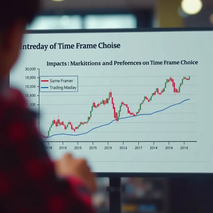 Effect of Market Conditions and Preferences on Time Frame Choice Graph illustrating impact of market conditions and trader preferences on intraday time frame selection