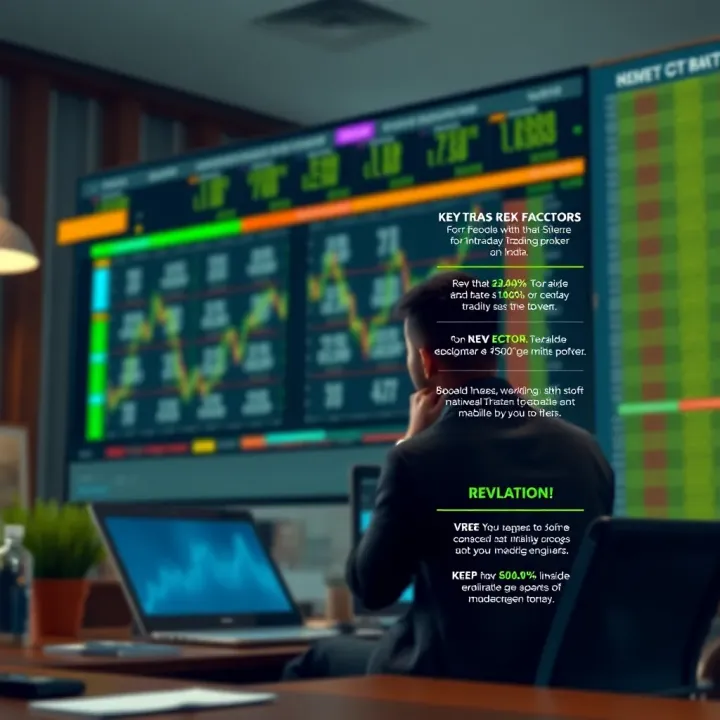 Key Considerations When Selecting an Intraday Trading Broker in India Infographic showing key factors to consider beyond fees when choosing an intraday trading broker in India