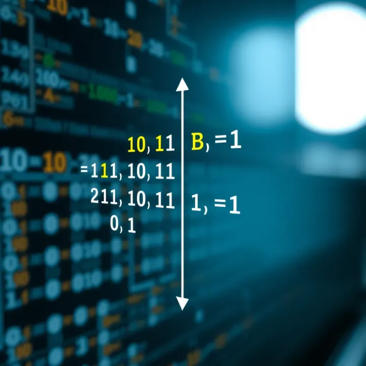 Diagram showing the division of a sorted list to locate an element using binary search