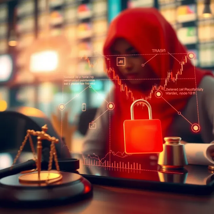Legal and Security Features of Mobile Trading Platforms Secure digital transaction concept illustrating legal and safety features for mobile trading platforms in India
