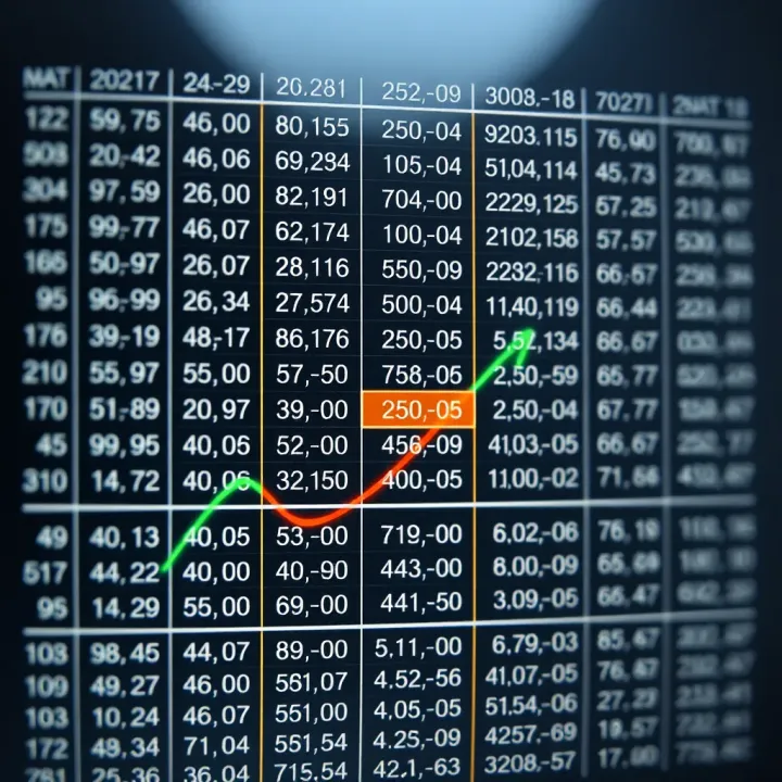 Dynamic Programming Matrix for Optimal Binary Search Tree Construction Dynamic programming matrix showing cost calculations for constructing optimal binary search trees with highlighted minimum cost subproblems