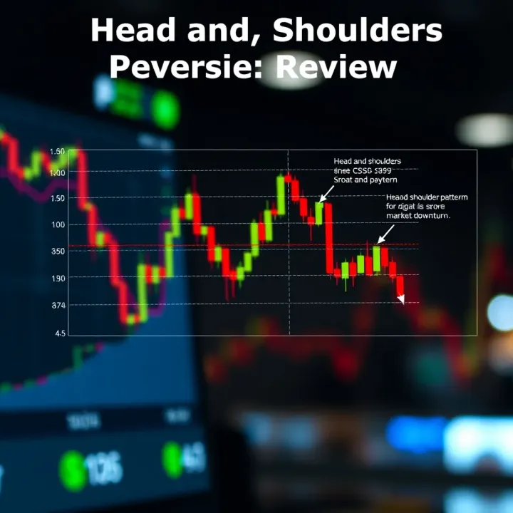 Diagram showing the head and shoulders reversal pattern signaling a possible market downturn
