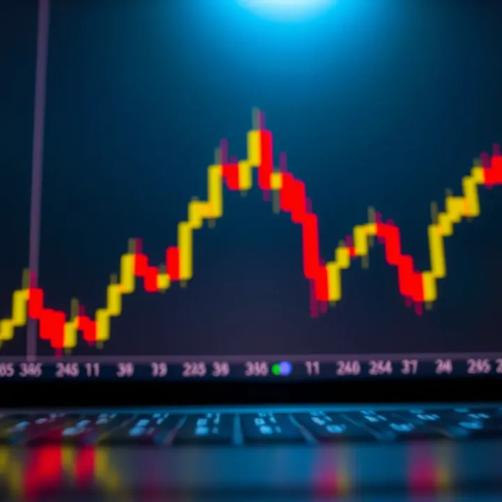 Illustration of bearish engulfing candlestick pattern suggesting possible downward price movement