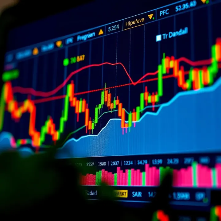 Chart showing bullish engulfing candlestick pattern indicating potential market reversal