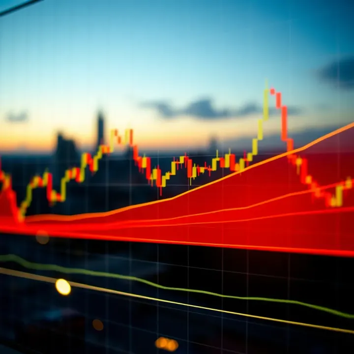 Bullish and bearish price chart patterns with trend lines showing breakout points