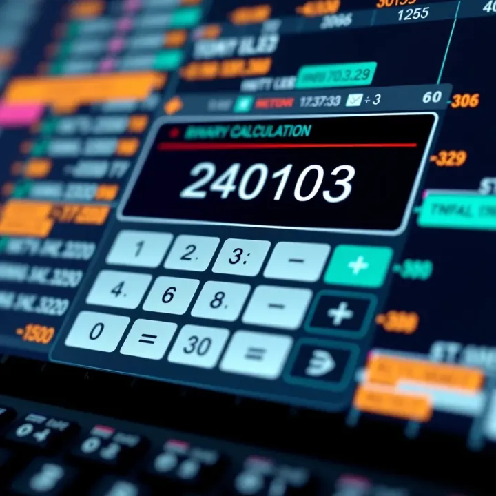 Screenshot showcasing an online binary multiplication calculator interface with input and result display