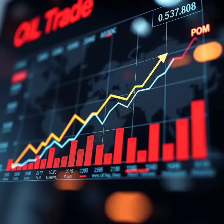 Oil Commodity Trading Analytics in Indian Market Graph representing growth and analytics in oil commodity trading in Indian market