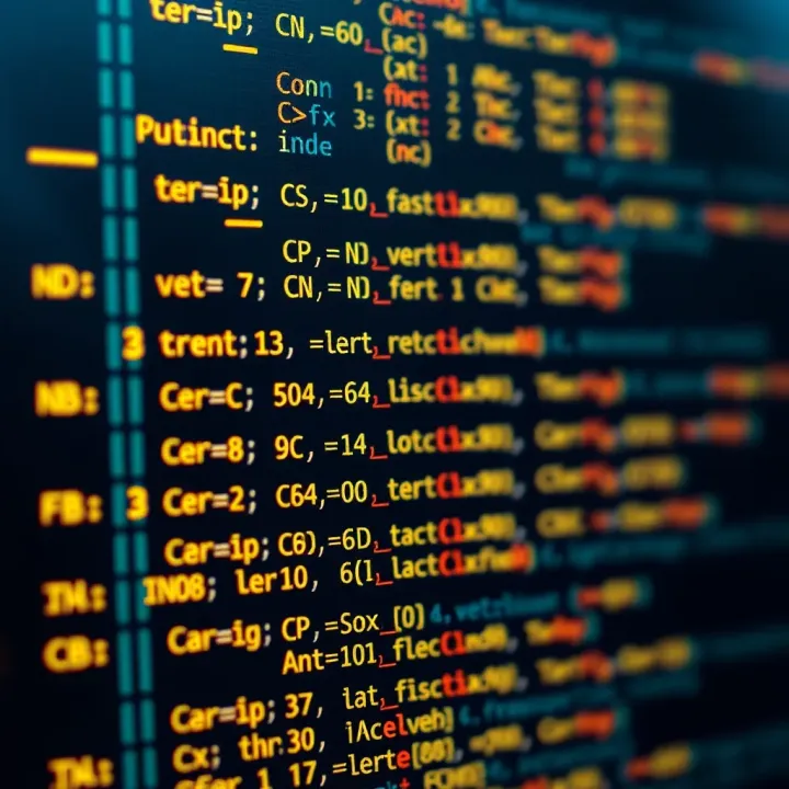 C++ code snippet demonstrating binary search implementation on a sorted array