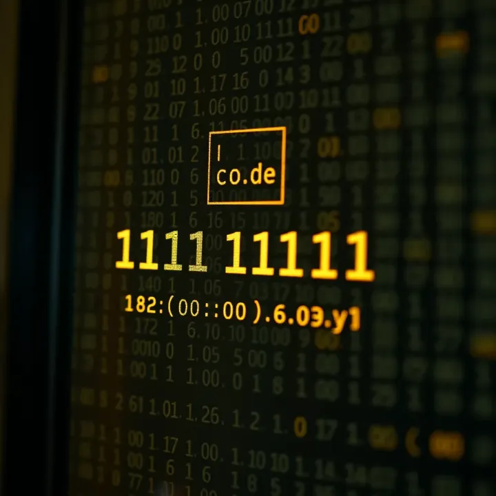 Binary Code to Alphabetic Characters Encoding Diagram Diagram illustrating binary code translating to alphabetic characters via encoding standards